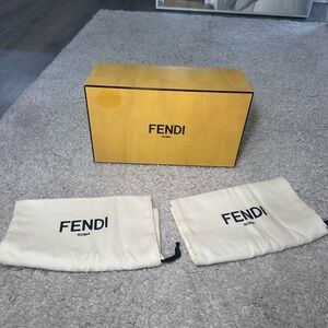 Fendi box & dust bags